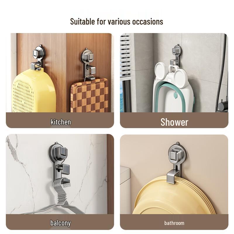 Press-Type Suction Cup Washbasin Hanger