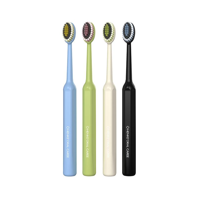 Mountain Shaped Convex Toothbrush, Suitable for Deep Oral Cleaning and Whitening for Families, Schools, and Traveling Couples