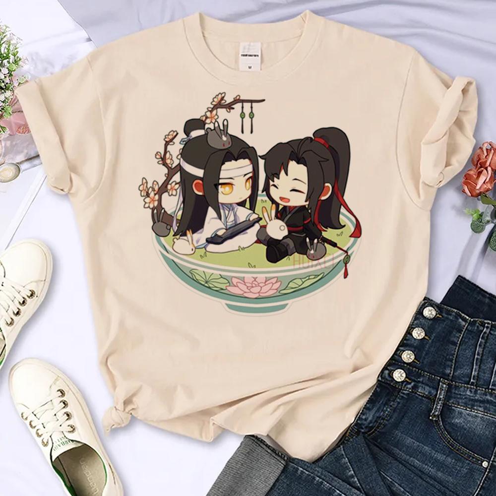 Mo Dao Zu Shi T-shirts Women Comic Summer Tshirt Female Funny Streetwear Clothes