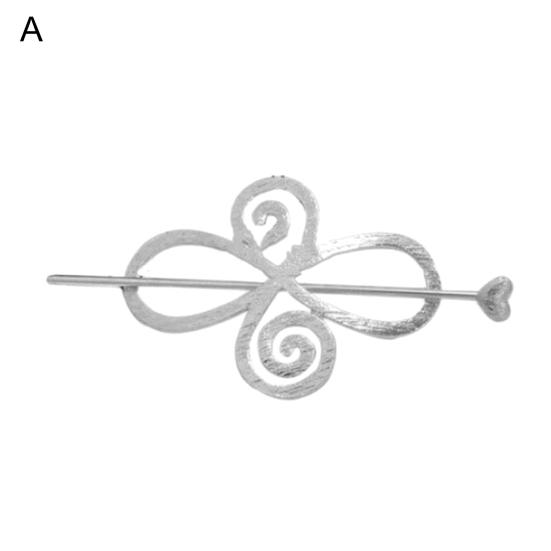 

Women Hairpin Geometric Easy to Use Lightweight Bow Knot Hair Barrette for Date A