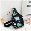 Fun And Charming Dinosaur Print Crossbody Bag For Kids Made Of Breathable Nylon