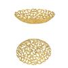 Golden Tray Jewelry Display Plate Kichen Food Fruit Round Stroage Organizers