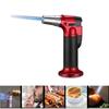Portable Straight Jet Cigar Torch Lighter Barbecue Welding Torch Jet Flame Lighter Black Red
