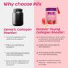 PLIX The Plant Fix Collagen Booster Powder 2x200g for Healthy Skin Hydration & Radiance Watermelon