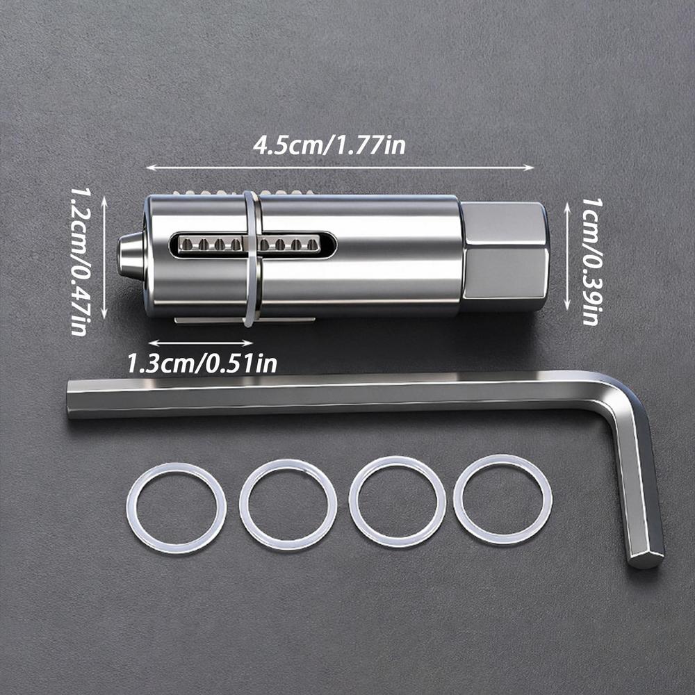 

Professional Broken Bolt Extractor Set Removes Stripped, Rusted & Damaged Screws/Nuts Reverse Thread Design for Easy Removal