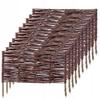 KADAX Wicker Palisade Fence Fence Edging