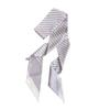 Striped Long Silk Scarf, High-end New Tied Bag, Ribbon, Sweet Scarf, Headscarf, Headband, Tied Hair, Versatile Belt.