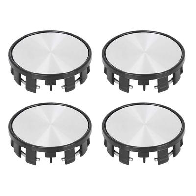 Car Wheel Center Hub Cap 54mm 9 Lug Protector Universal Cover Protector 4pcs Black