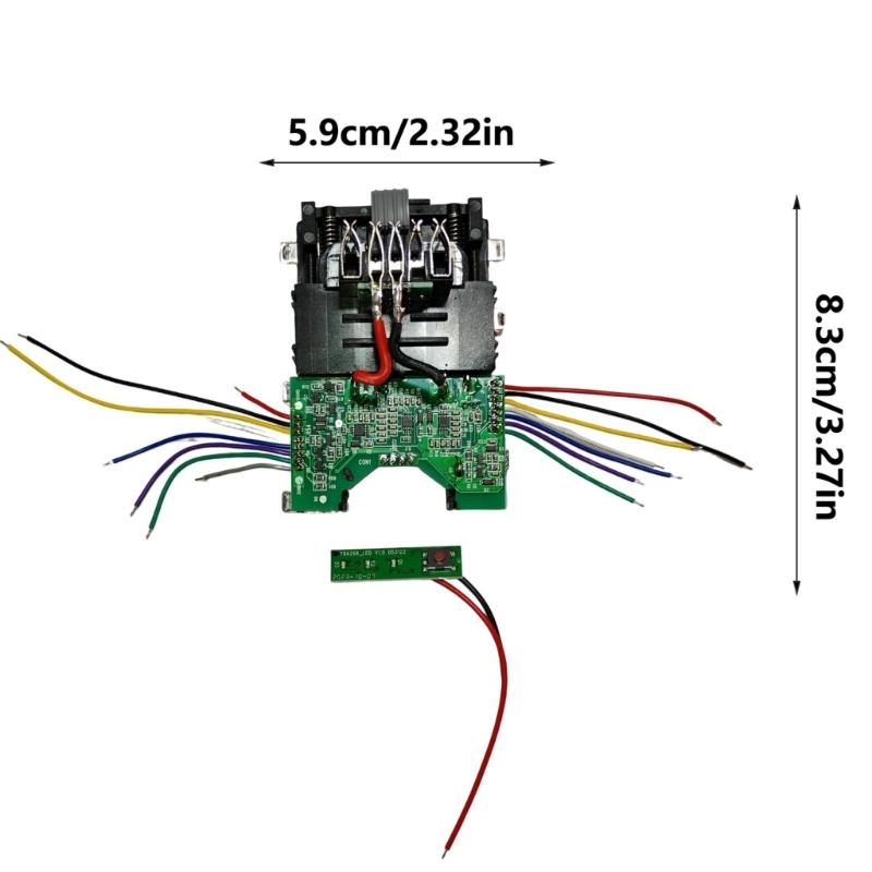 High Efficiency Circuit Board 20V 60V Multiple Voltages For DCB609 18650 Battery Charging Protecting Module