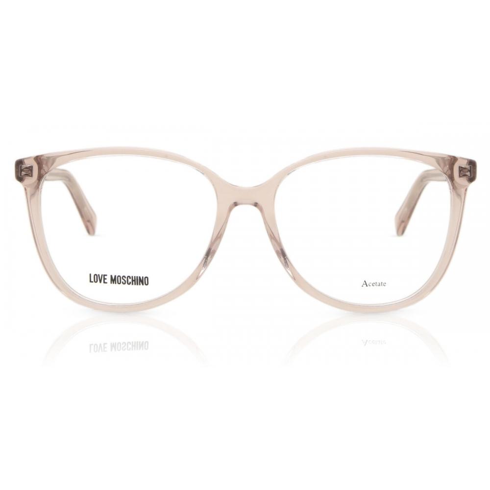 

Moschino Love Mol558 Fwm Women Eyeglasses Transparent Pink/54
