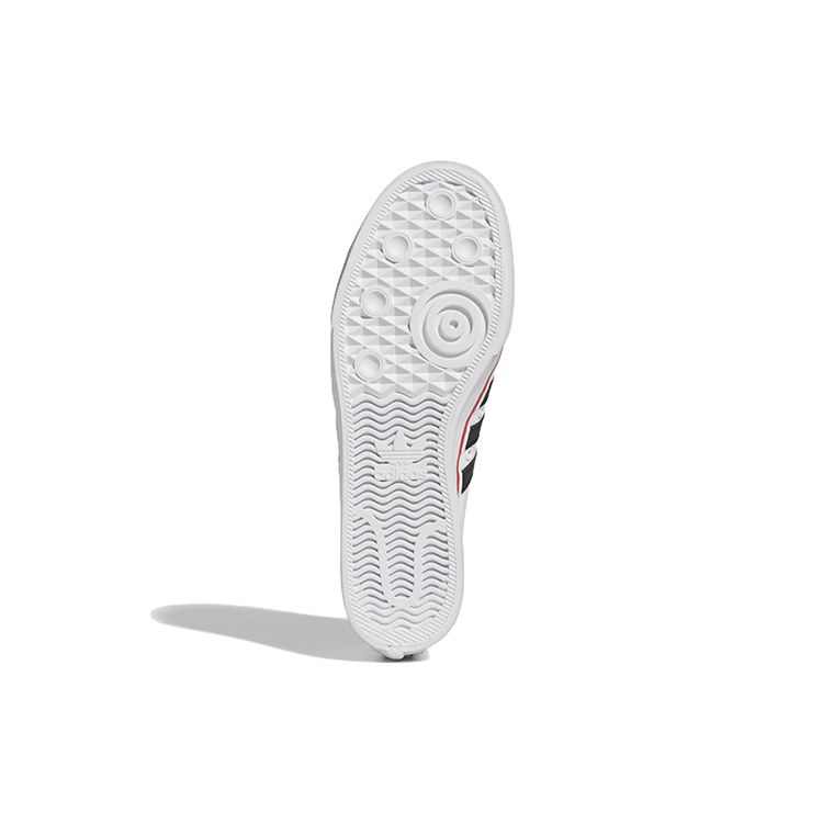 Adidas Nizza Bílá Živě červená Unisex Tenisky Obuv-Bílá Jádro-Černá GX6093