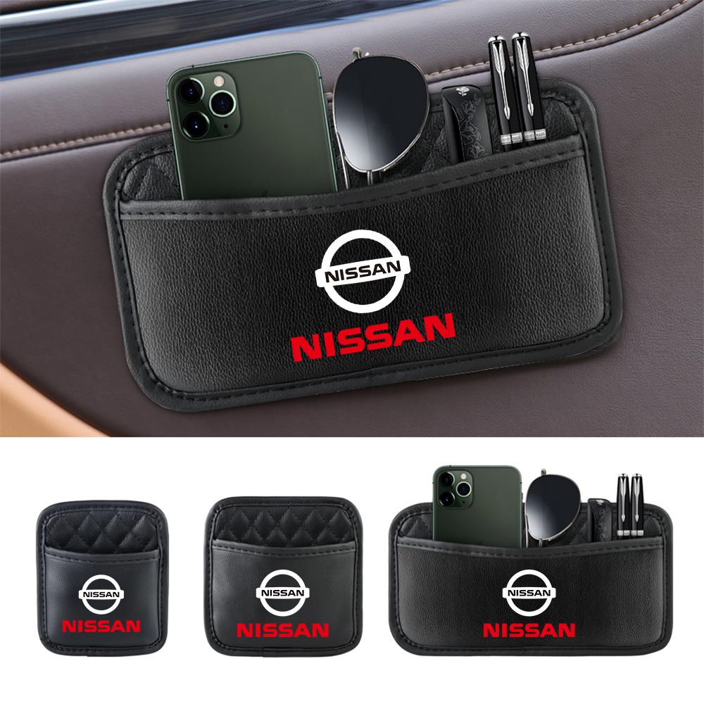 For Nissan ArR4Hub Cap Car Interior Storage Bag Seat Back/door/center Console Storage Bag For Nissan Xtrail Qashqai Note Juke Sentra Nismo Leaf