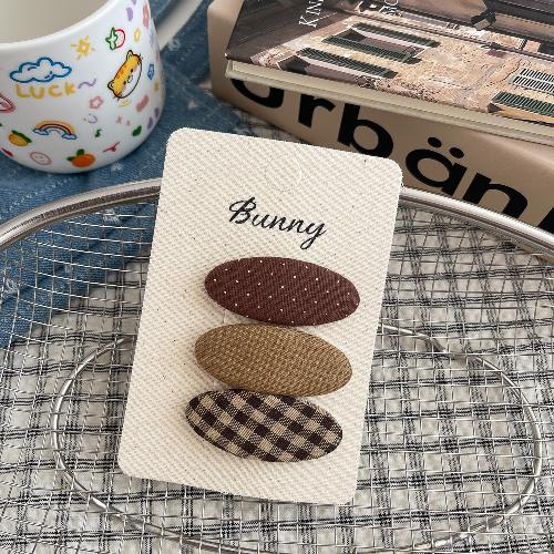 3pcs Fabric Water Drop BB Clip Polka Dot Hair Clip Hairpin Cute Children Hairpin Bangs Side Clip Headwear Girls Hair Accessories