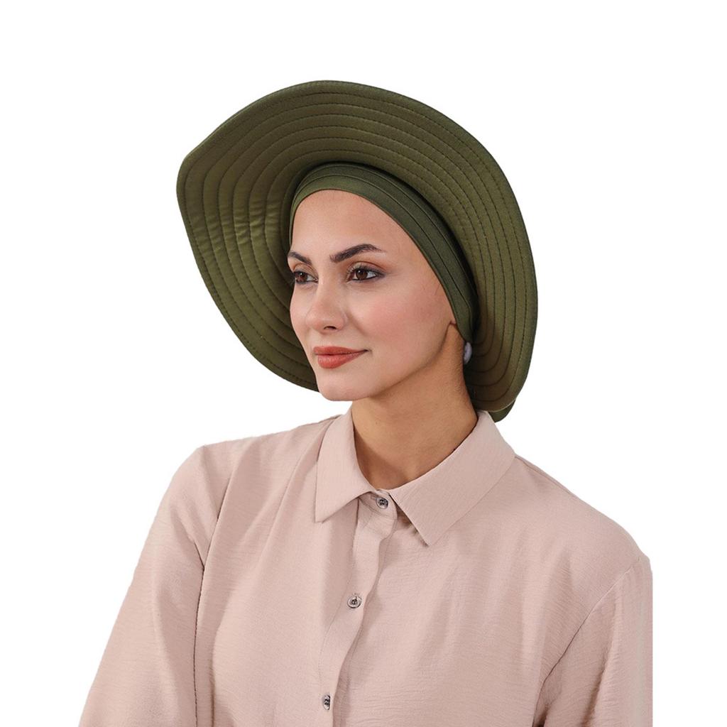 Sun Protections Hat With Headwraps For Outdoor Activities Breathable Sun Protective Headwear Lightweight Foldable Design