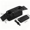 Water Tough Nylon Dog Training Bag Black Dog Walking Fanny Pack Dog Food Pouch  Pet Owner Daily Use