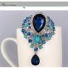 The Latest High-grade Diamond Glass Brooch Pendant Female Fit Glass Explosion Models Brooch