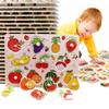 Baby Wooden Puzzles Montessori Baby Toys Alphabet Jigsaw Puzzle Board Games Educational Learning Toys For Children 1 2 3 Kids