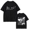 2026 Yes and Ariana Grande Singer Music Graphic T-shirt Men's Women Hip Hop Casual T Shirts Unisex Fashion Oversized Cotton Tees