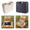 Camping Stove Carry Case Storage Case Waterproof Cookware Organizer Fits 1 Stove, 4 Gas Bottles for Cassette Stove Picnic BBQ