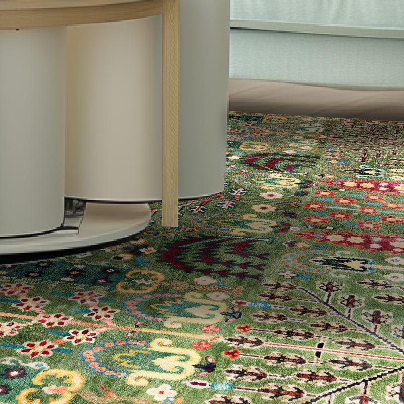 Persian Carpet, Green, Tree of Life, Crystal Velvet, 150x200 cm