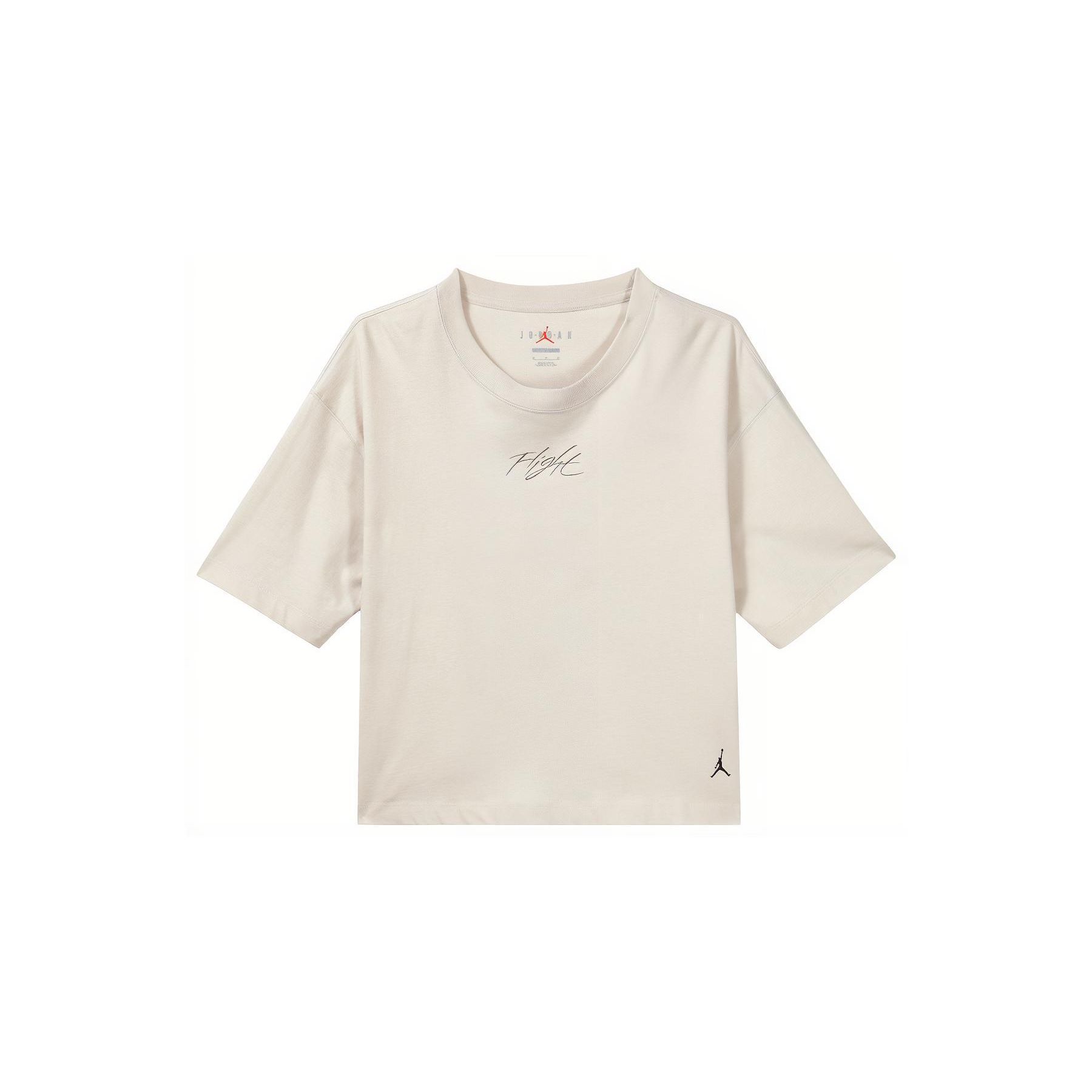 

Jordan Футболка свободного кроя с круглым вырезом и буквенным принтом Heritage, повседневная, с коротким рукавом, женские топы, светло-коричневый цвет DN2777-104 XL