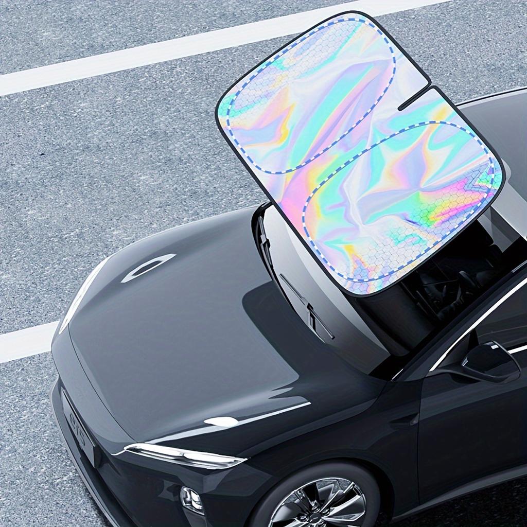1pc Sunshade with Laser Reflection - Universal Fit, Strong UV Protection, Heat Insulation, and Light Blocking for Front Windshield and Windows