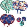 Mini Size Handheld Fan Flower Pattern Round Decorative Fan Portable Folding Fan