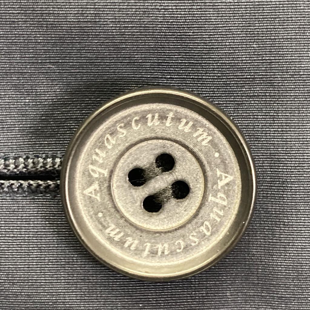 Aquascutum Navy Grosgrain Crew Coat coat 8 NavyUsed