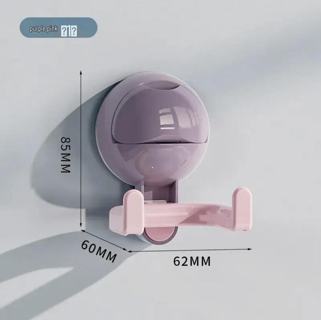 Dopamine No-Drill Suction Cup Hook – Strong Load-Bearing Adhesive for Bathroom and Shower.