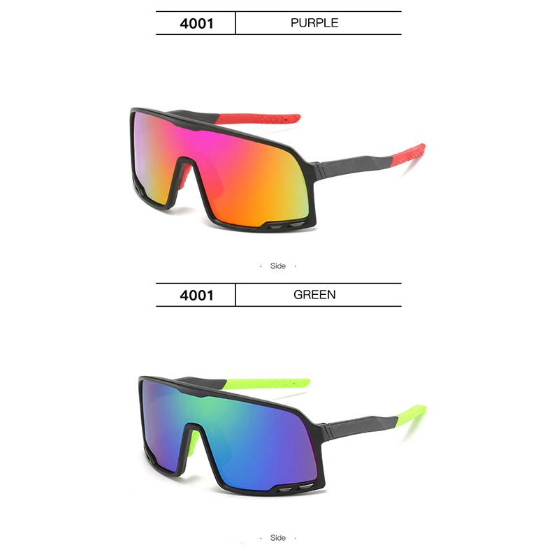 Fashionable Cycling Sunglasses With Large Frame Uv400 Ultraviolet Light Bicycle Riding Driving Glasses Cycling Glasses