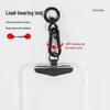 Premium Metal Connector Clip & Ultra-Thin Stainless Steel Phone Lanyard Gasket