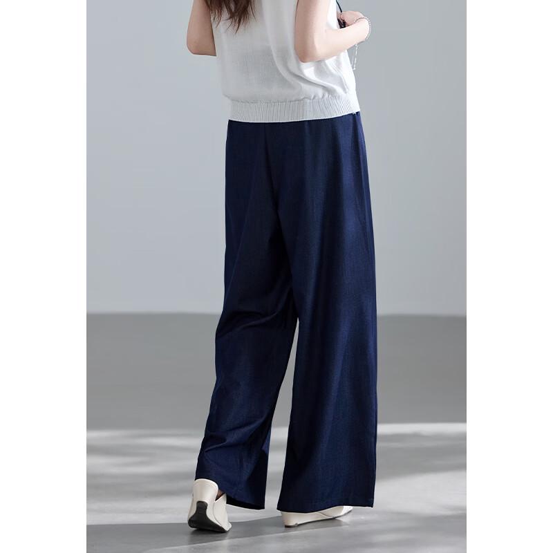 VICTORIA&VERA Wrinkle-Resistant Wide-Leg Trousers