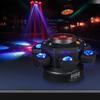 Bee Eye Six-Armed Rotating Laser Stage Light for Indoor Ambiance