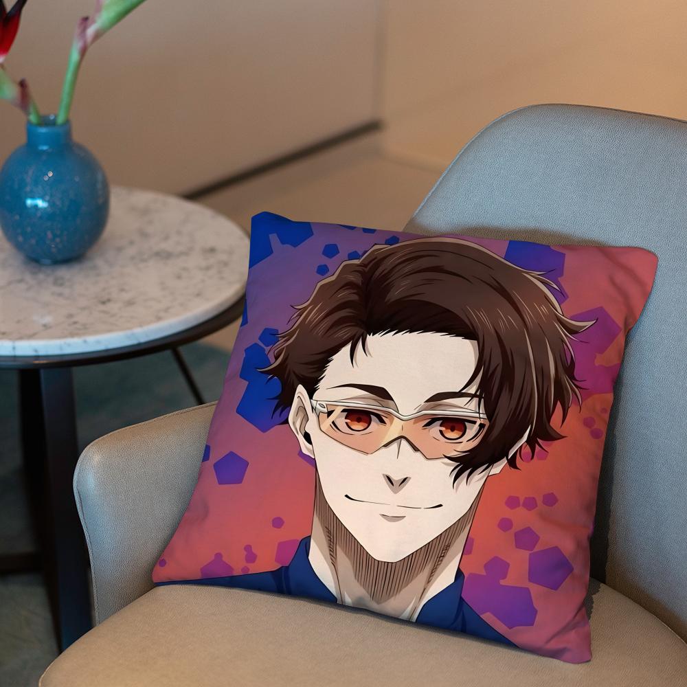 Blue Lock Anime Cushion Cover 2-in-1 Reversible Plush Pillow Cover | Car/Sofa/Bed | Perfect Gift