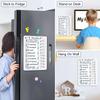 Portable Magnetic Daily Routine Chart for Kids Track Tasks and Schedule with Detachable Memo Board and Pen
