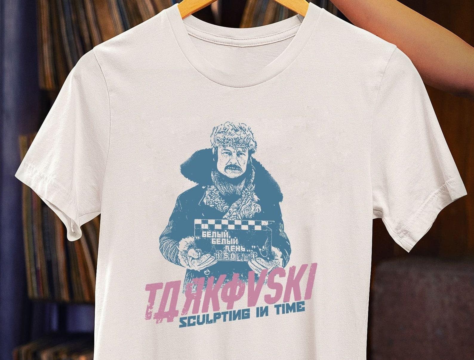 Andrei Tarkovsky T-Shirt – Soviet Cinema Gift XL