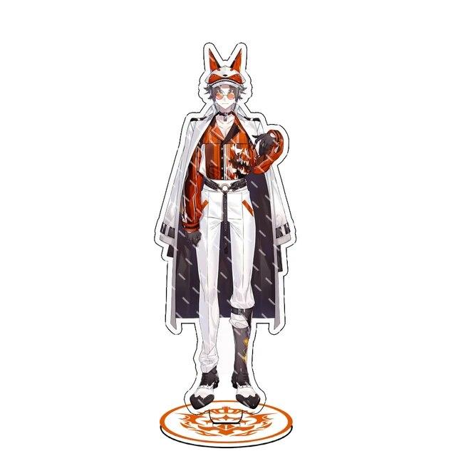 Anime Luxiem VTuber Akrylový Stojan Shu Mysta Luca Ike Vox Postava Modelka Talíř Dekor Dekor Fanoušci Dárky Cosplay Hot Key Chains