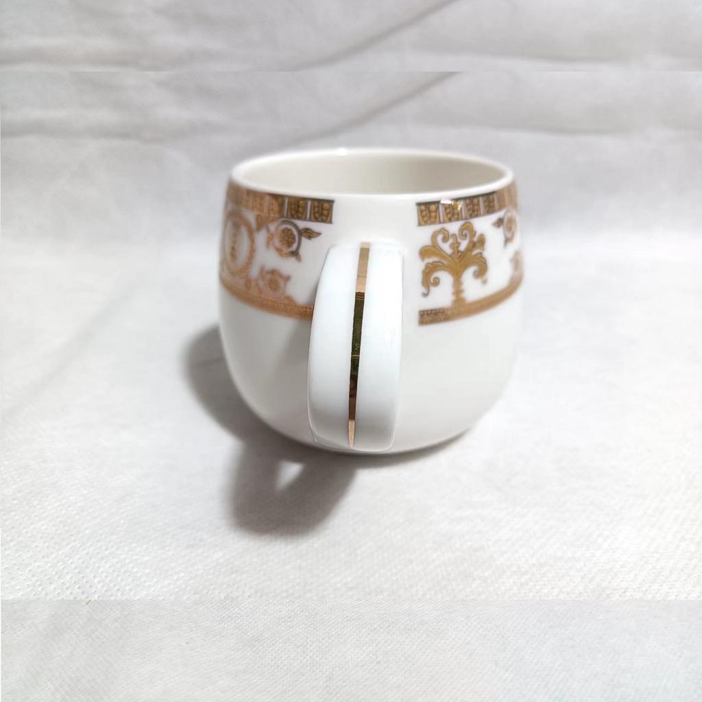 1 buc set ceainic si cani de ceai Set de ceainic cu 8 capete din ceramica in stil european de capacitate mare, simplu, fierbător de apă rece și caldă, set de căni de apă caldă și rece Creative Ins simplu