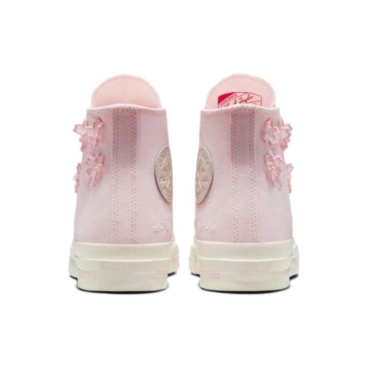 Converse Chuck Taylor 70 High A06221C Unisex Cherry Blossom Pink White Canvas Sneakers