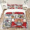 3pcs Tom & Jerry Bedding Set - Includes 1 Quilt Cover and 2 Pillowcases, Comfortable Bedding with Stylish Design for Bedroom, Machine Washab