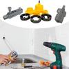 Pipe Thread Cutting Set for Electric Drills PVC Threader with Adjustable Die Sizes Plumbing Repair Professional Tools
