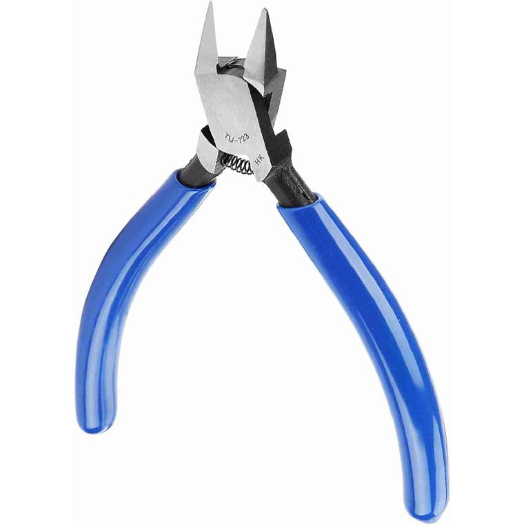 4" Mini Electrical Diagonal Pliers Cable Pliers High Hardness Wire Cable Snips Flush Cutter Snips Cutting Nippers Tools (1 PCS)