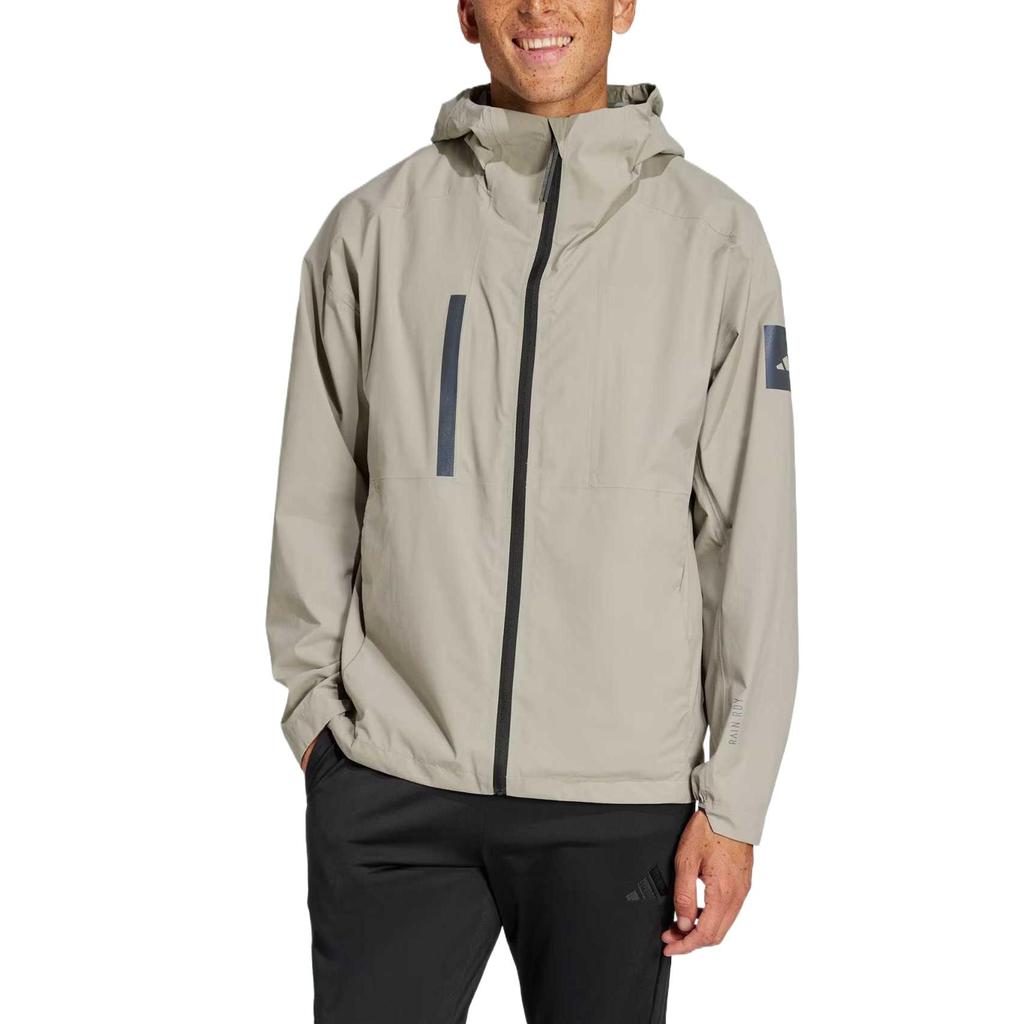 Adidas Rain.Rdy My Shelter 2.5-Layer Light Jacket Men Jacket Light-Sesame Gray Brown JN5405