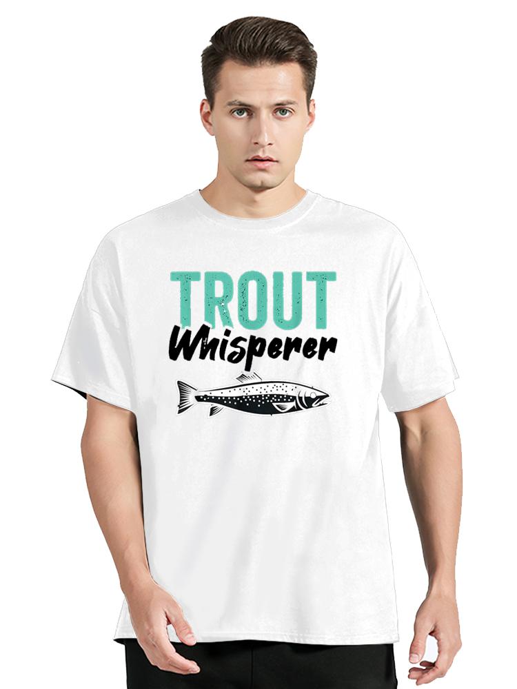 Unisex Tshirts Trout Fishing Steelhead Rainbow Trout Whisperer Gift Cotton Tee Shirt Fisherunisex Lake Time T Shirt  Gift Clothes