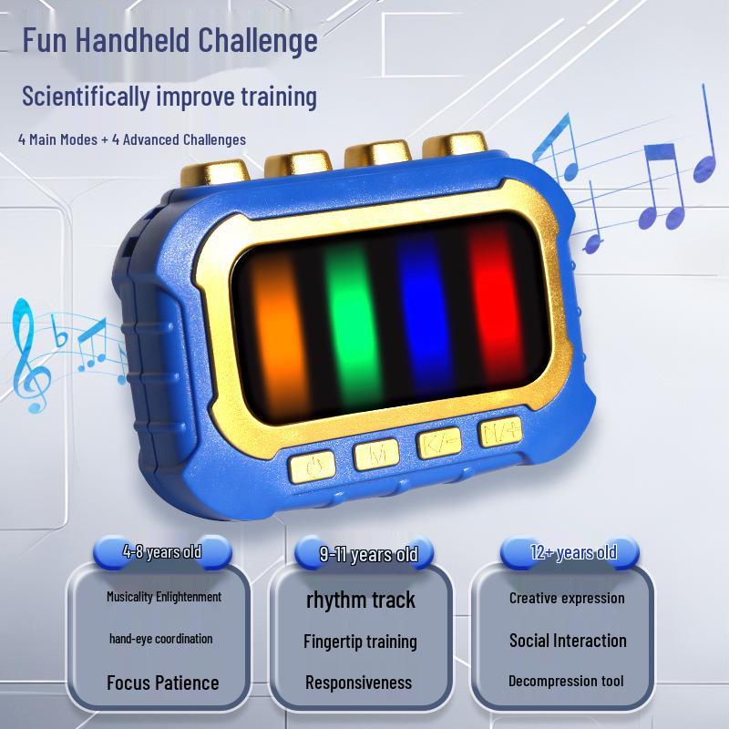 Cross-border Rhythm Master: Handheld Piano Game Console for Kids - Educational Toy & Gift