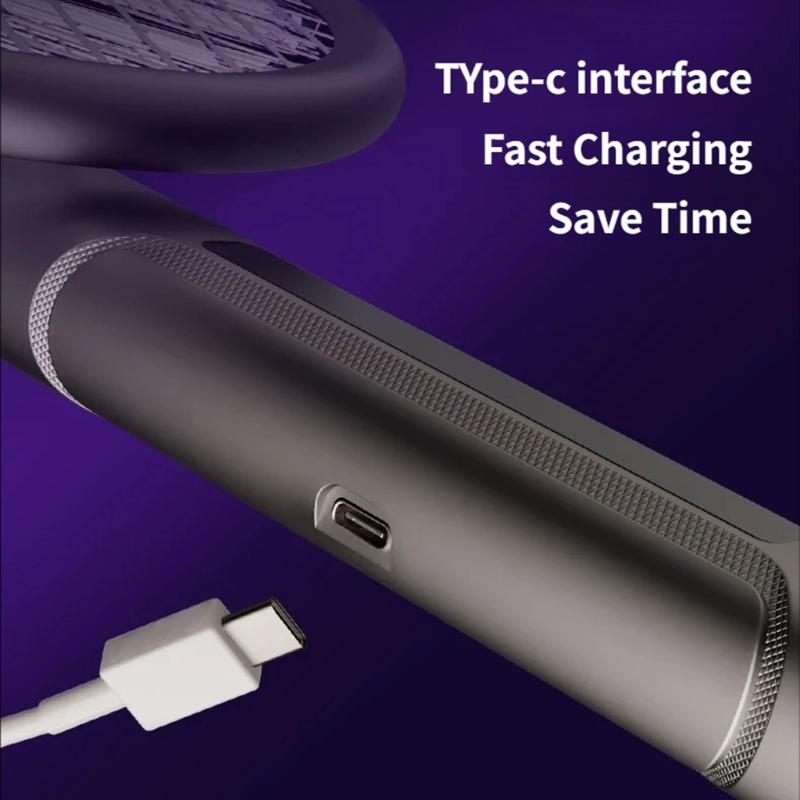 USB Charged Insect Zapper With Double Function As Desktop And Handheld Device For Bedroom Effective Mosquitoes Control