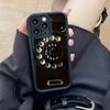 Retro phone button creative pattern phone case suitable for iPhone 17 16 15 14 13 12 11 Pro/Max/Plus anti drop and shockproof