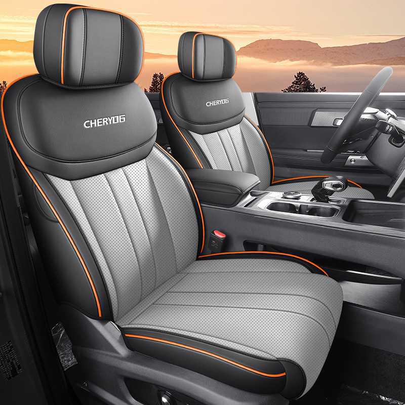 26 Custom Leather Seat Covers for Chery Explore 06, Five-Seater, All-Season Explore 06 Dedicated