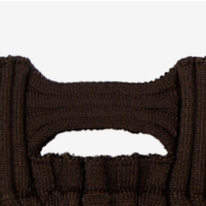Pleatsmama Mini Crossbow Bag Deep Brown