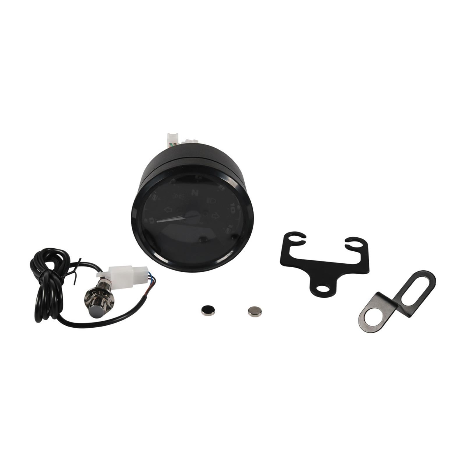 Motorcycle Speedometer LED Digital Odometer Speedometer Tachometer indicator Modification for Scooters 1